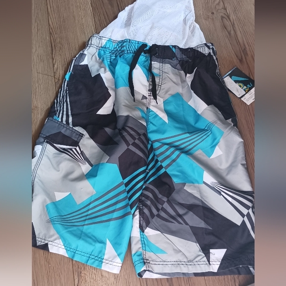 Brand New With Tag Kanu Surf Boys Swimming Trunks Size XL 18/20 Tag Price $26 - Picture 3 of 7
